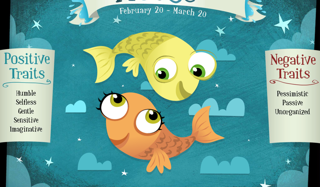 Рыбы, детская картинка