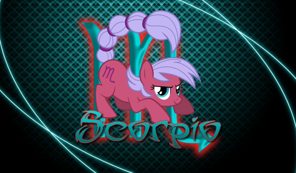 Скорпион, детский рисунок