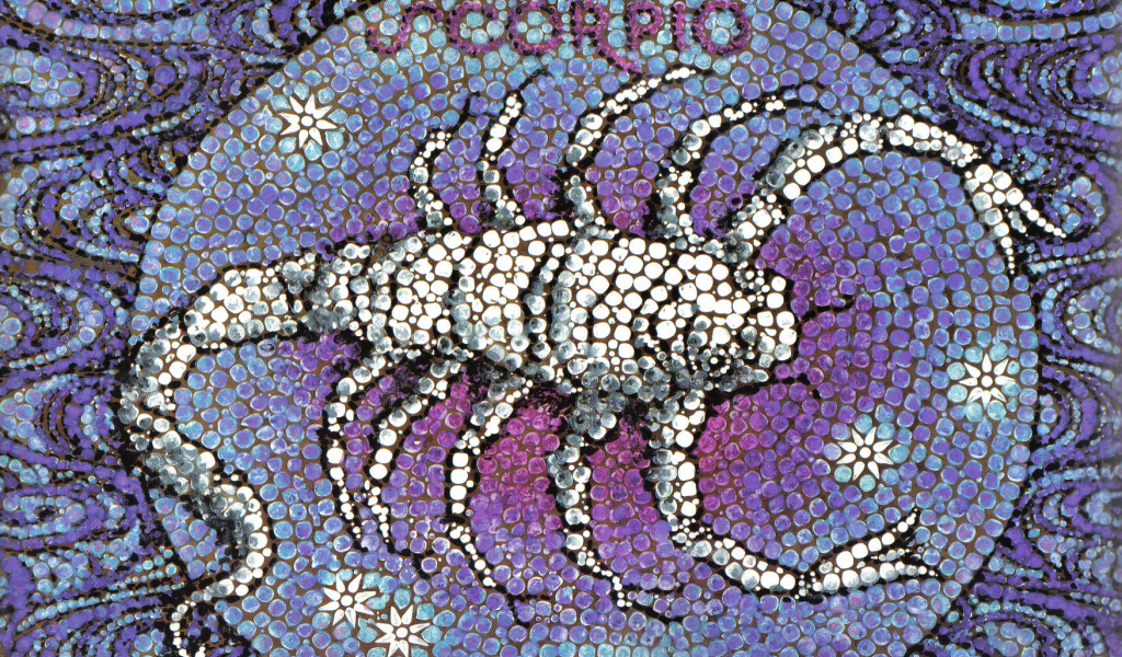 Скорпион, мозаика