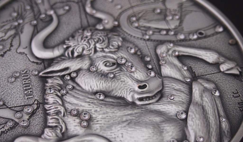 Телец на монете