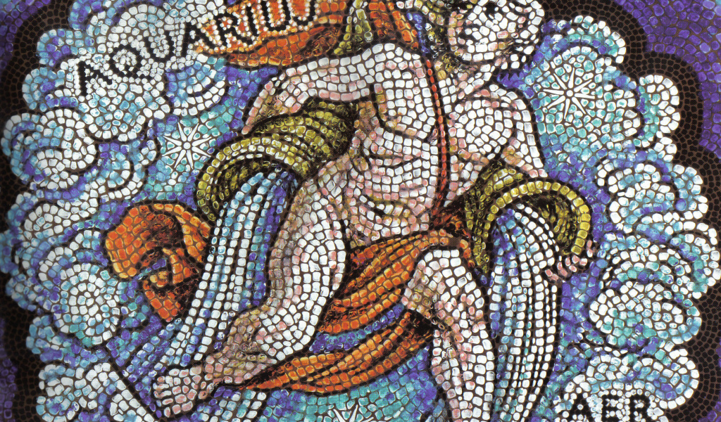 Водолей, мозаика