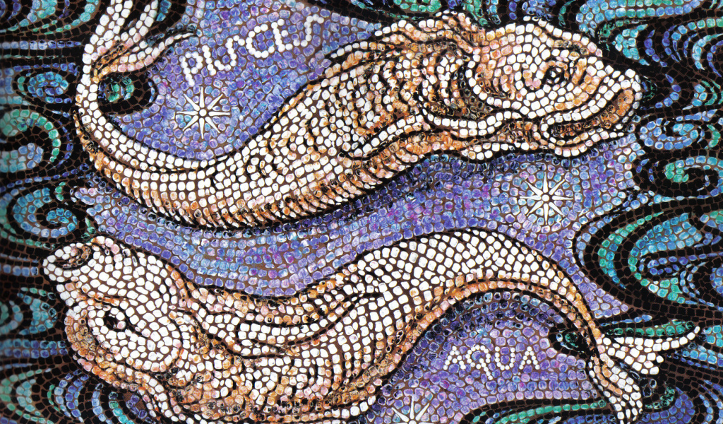 Рыбы, мозаика