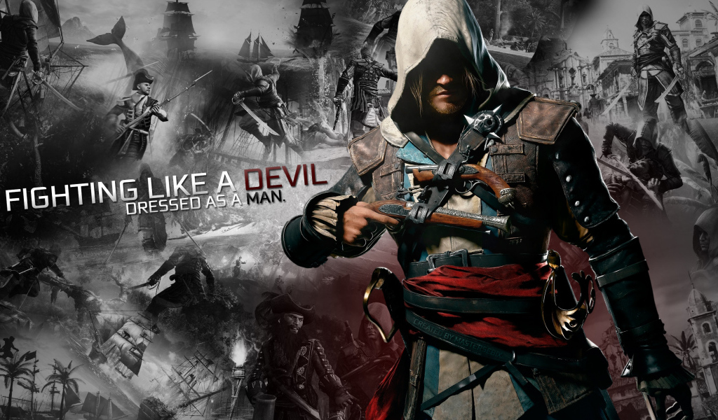 Кредо Убийцы IV в бою, как дьявол