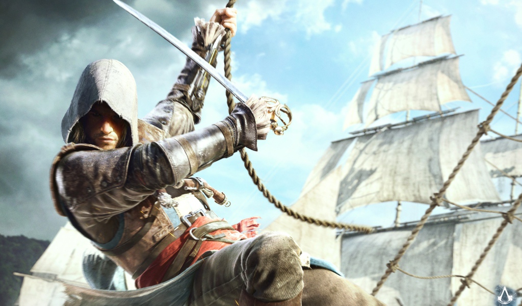  Кредо Убийцы IV на веревке