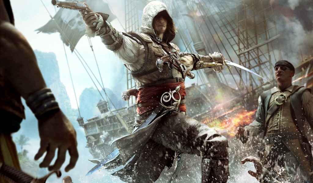 Assassin's creed IV сразу двоих