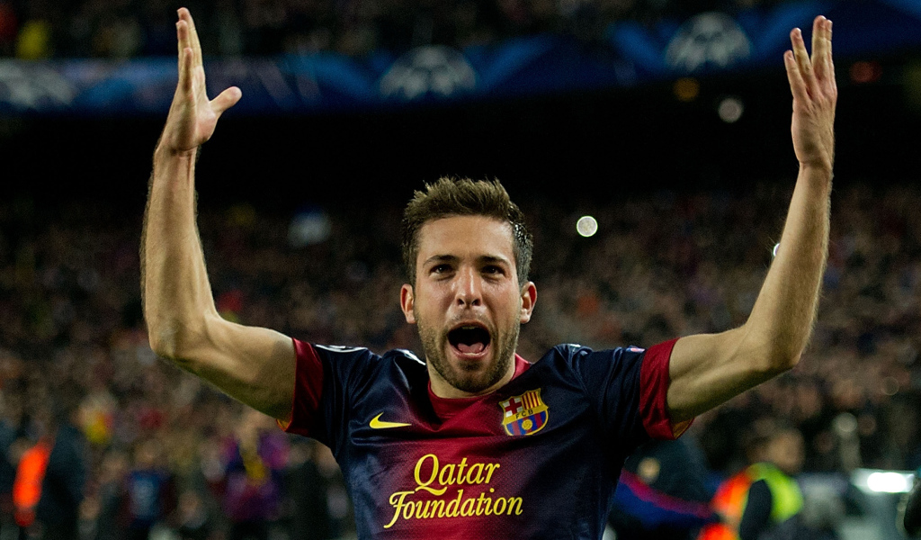 Барселона Хорди Альба выиграл игру