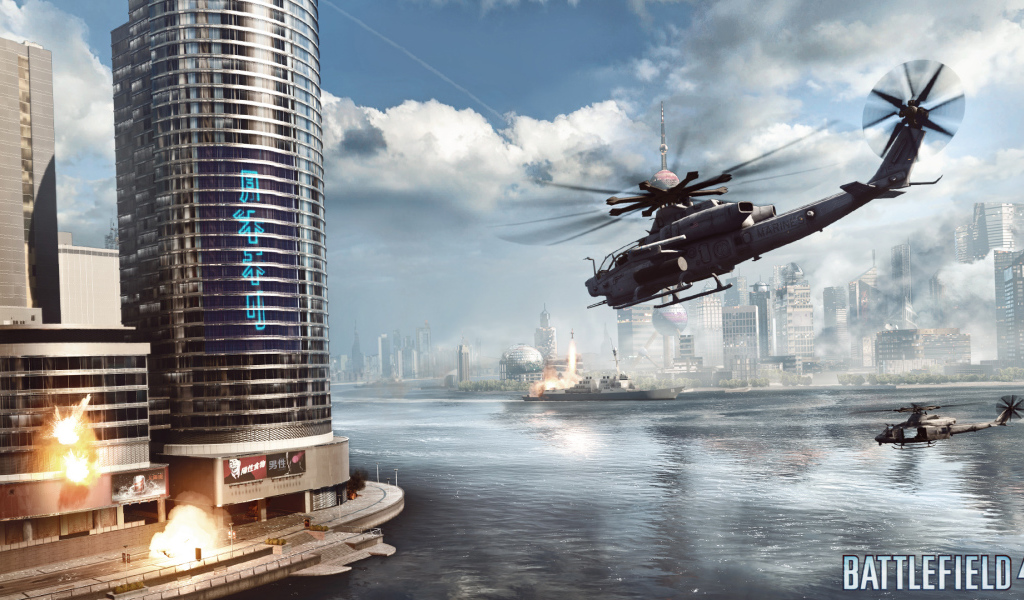 Battlefield 4 вертолет