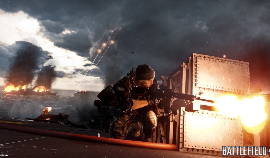 Battlefield 4 солдат в действии