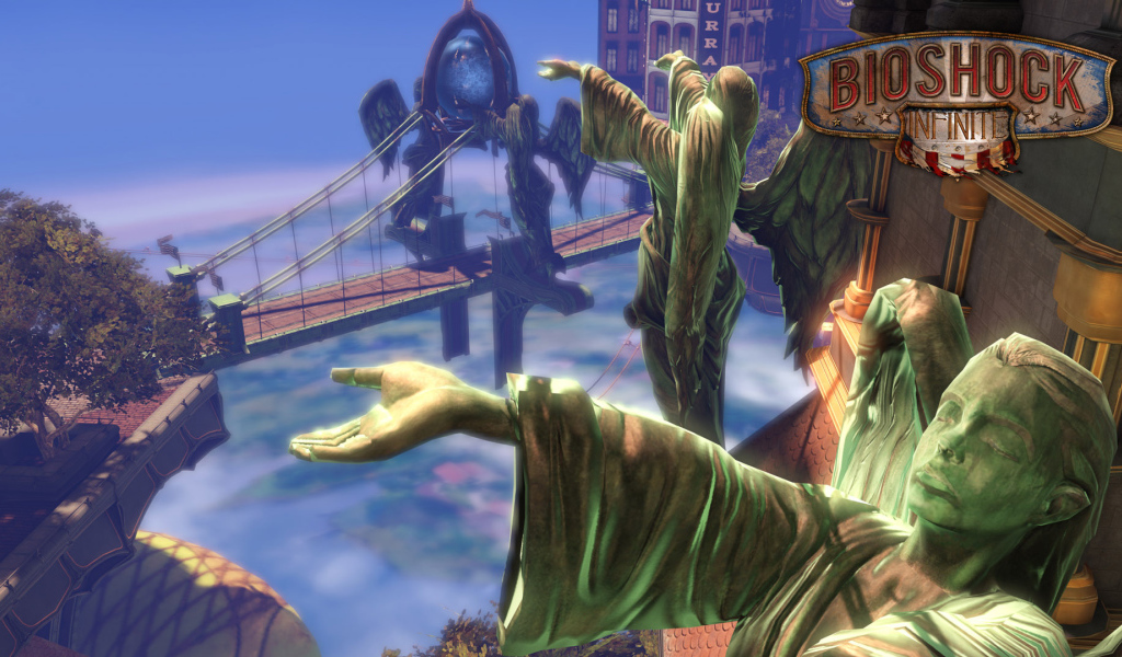 Bioshock Infinite: статуи ангелов