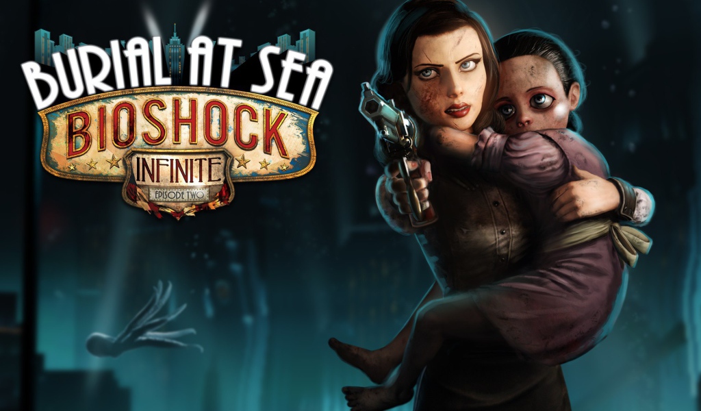 Bioshock Infinite: женщина защищает ребенка
