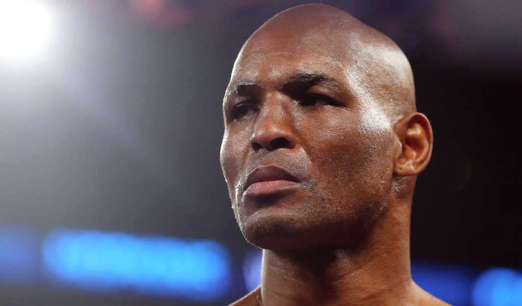 Боксер Бернард Хопкинс крупным планом