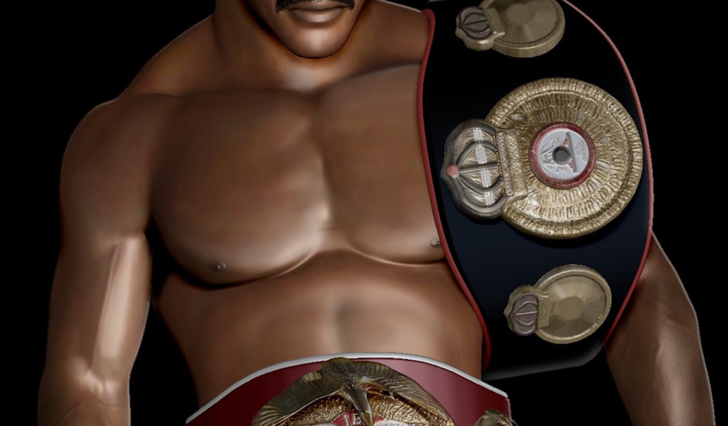 Боксер Эвандер Холифилд 3D