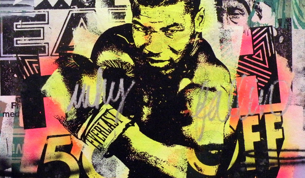 Боксер Майк Тайсон граффити