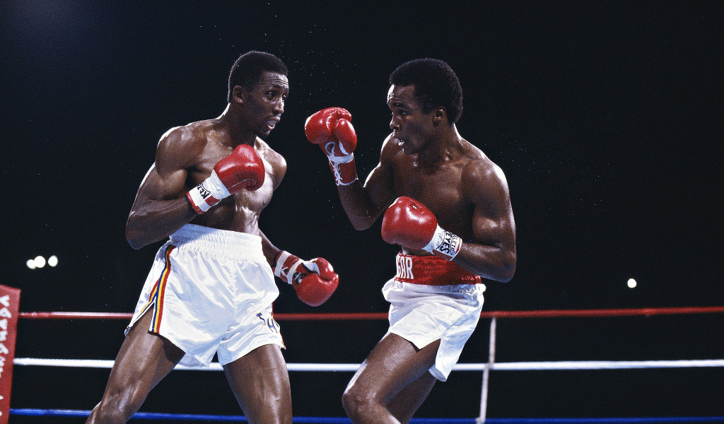 Боксер Томас Хернс на ринге