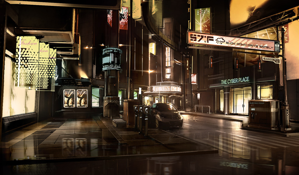 Deus Ex: Human Revolution: the street