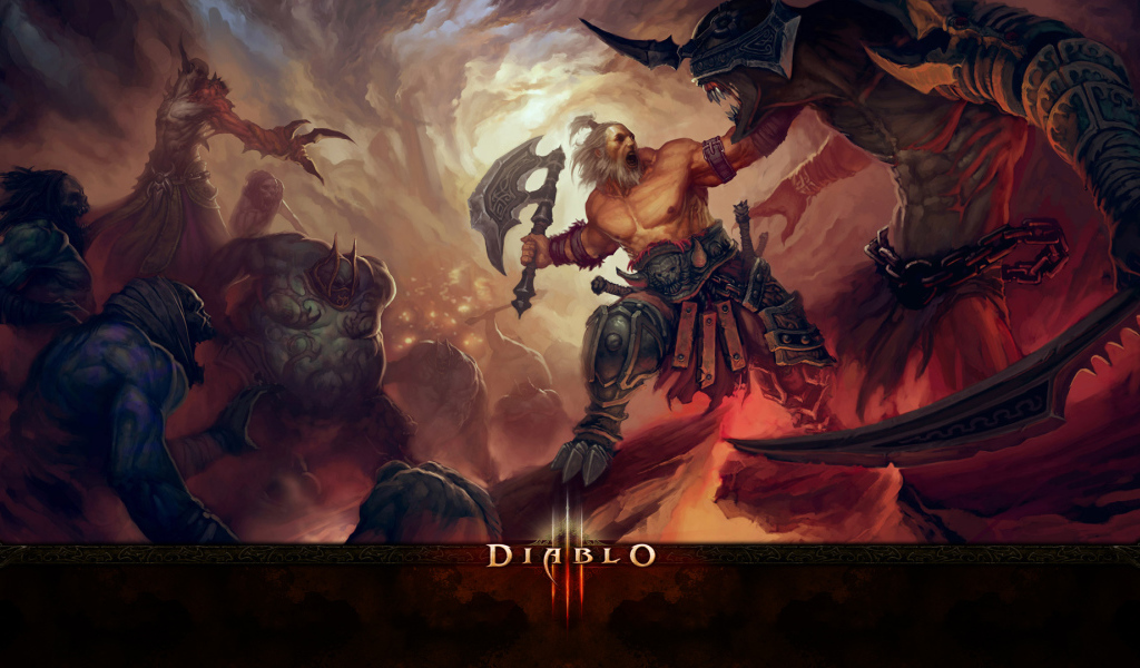 Diablo III: Варвар в бою HD
