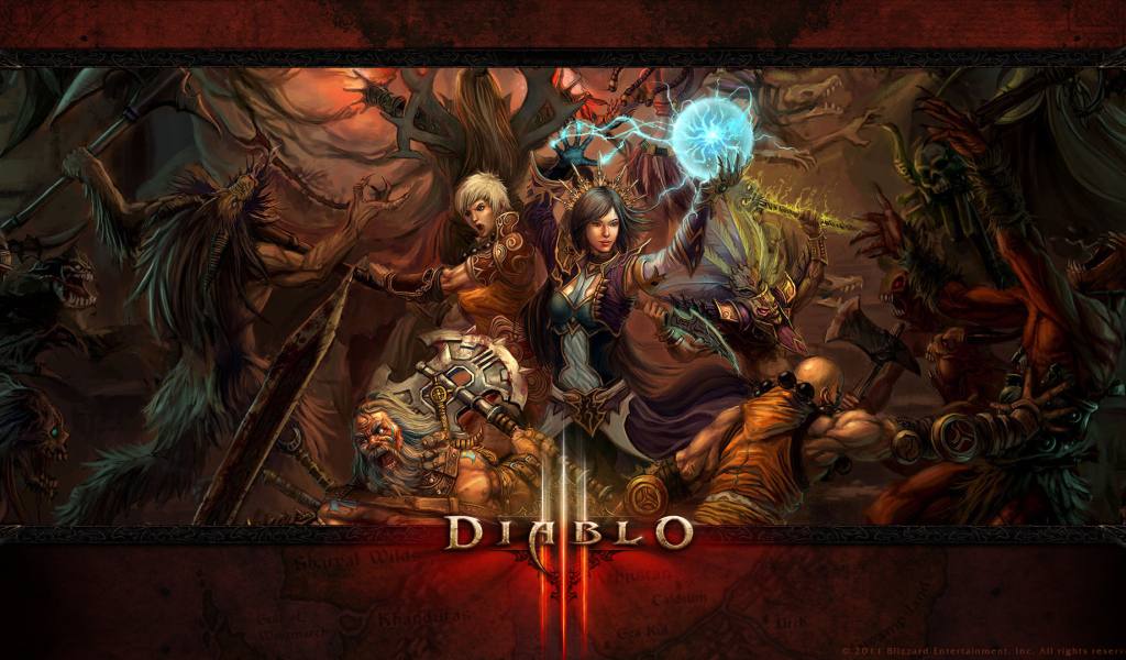  Diablo III: герои используют свои способности