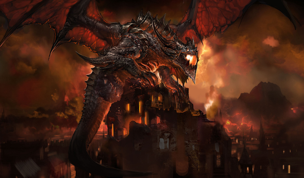  Diablo III: большой дракон