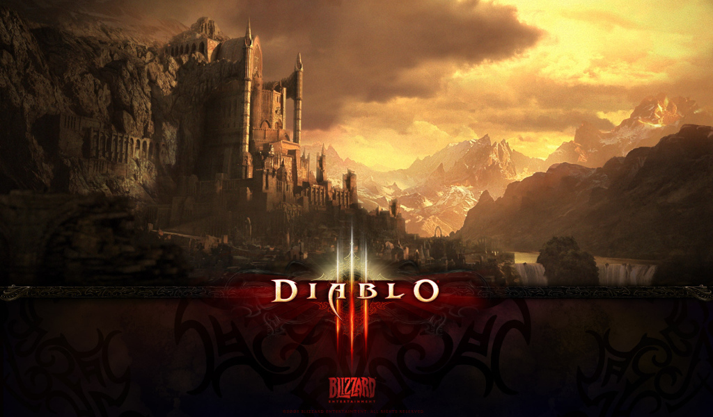  Diablo III: вид на замок