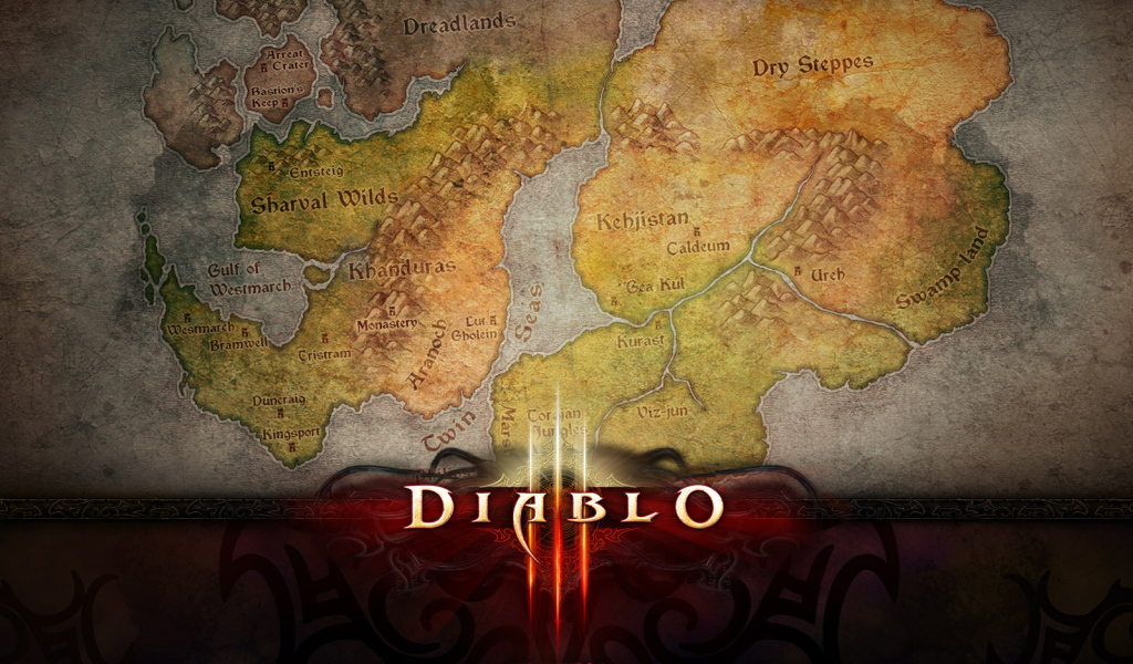  Diablo III: карта мира