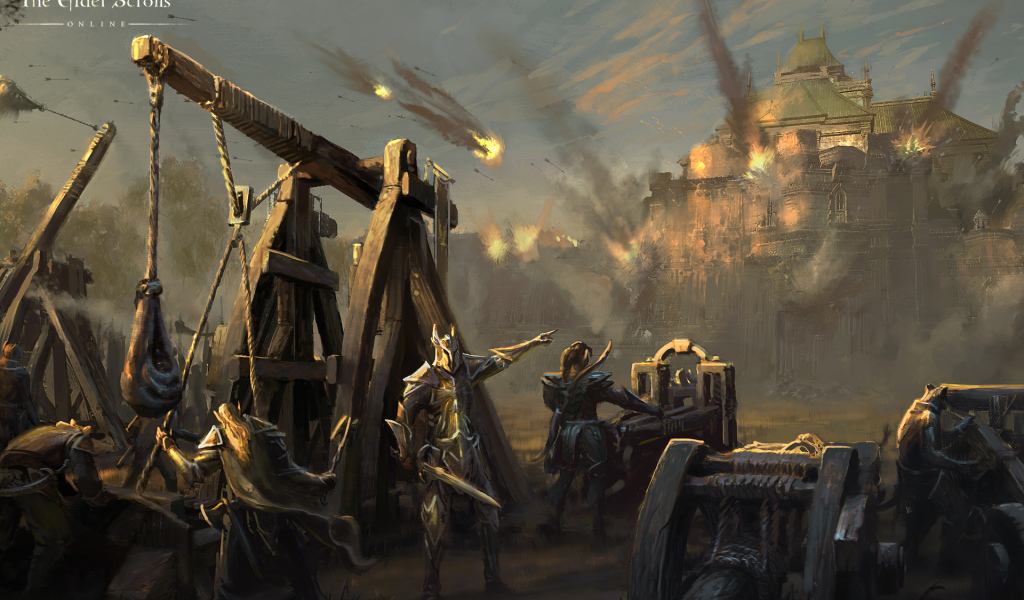 Elder Scrolls Online: нападение на замок