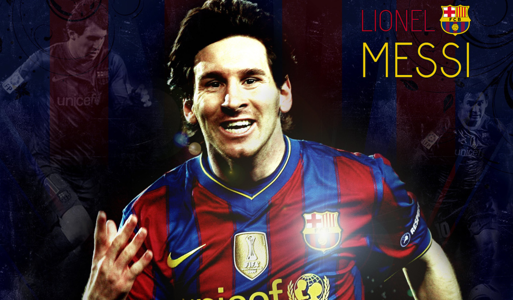 Нападающий игрок Барселоны Лионель Месси