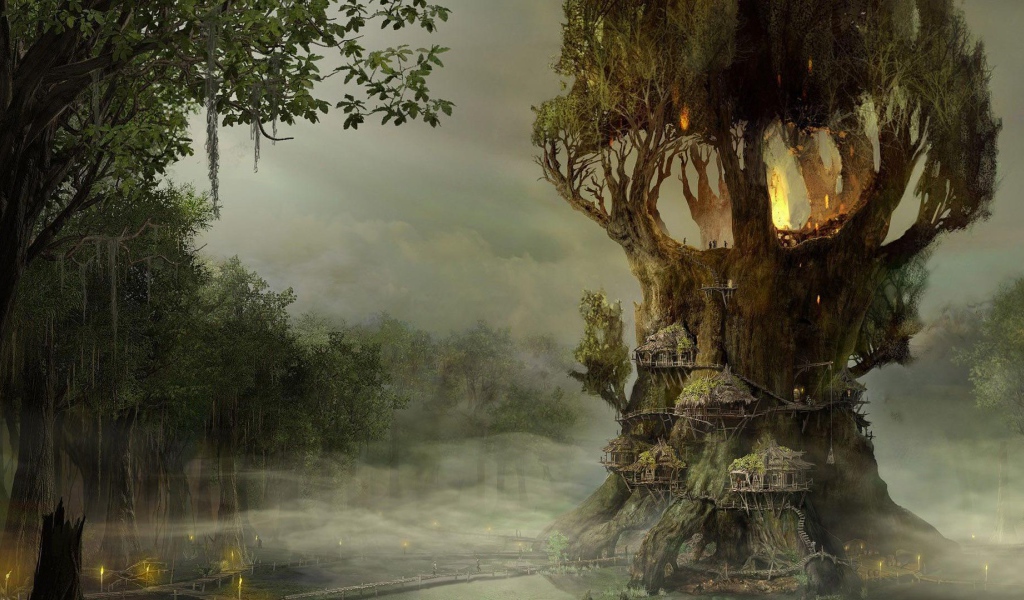 God of War: Ascension: дом на дереве