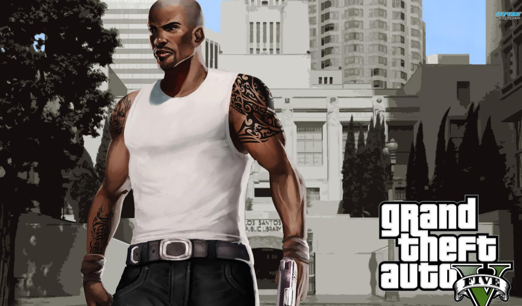Grand Theft Auto V черный парень