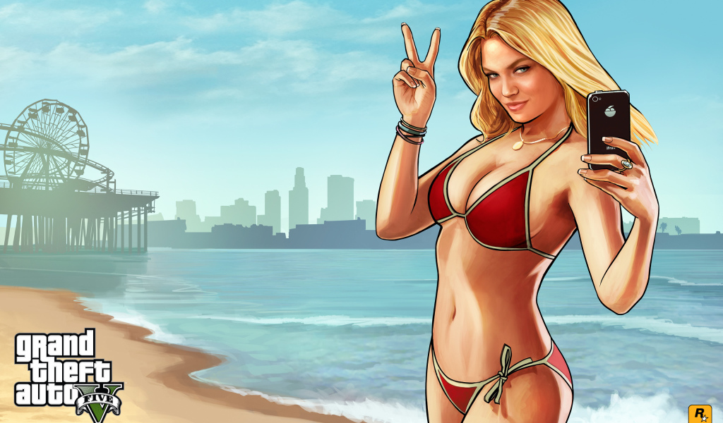 Grand Theft Auto V блондинка