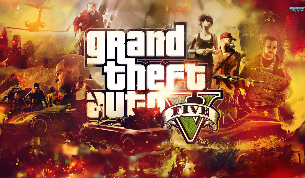 Grand Theft Auto V огонь