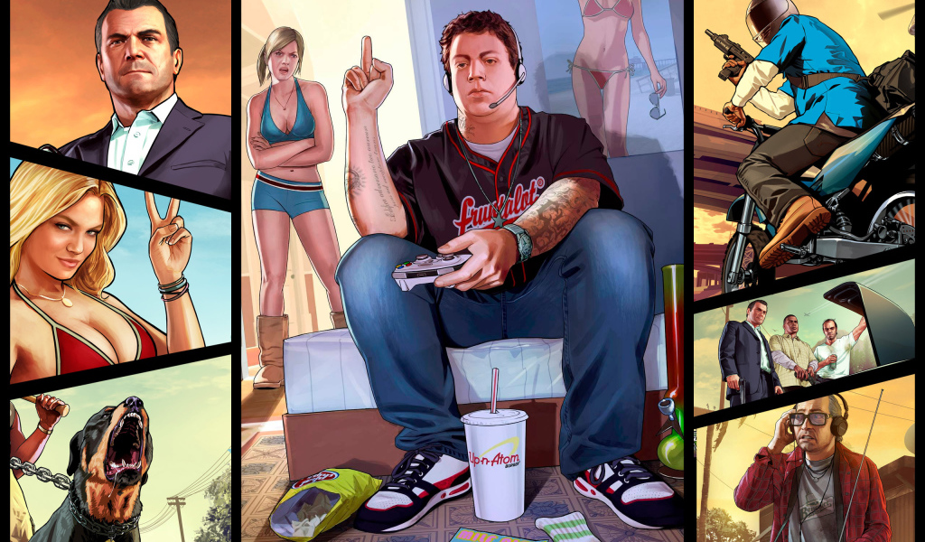 Grand Theft Auto V игрок