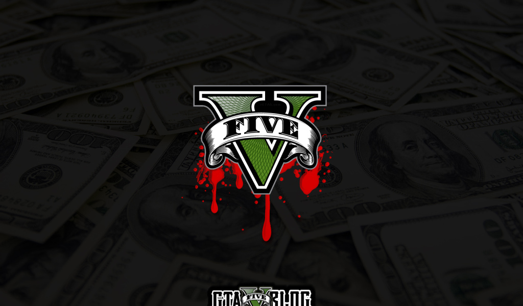 Grand Theft Auto V обои кровь