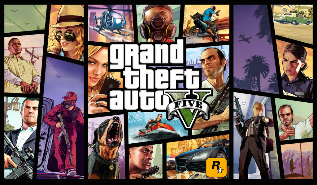 Grand Theft Auto V новые обои HD
