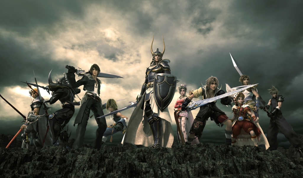 Герои готовятся к битве Final Fantasy xv
