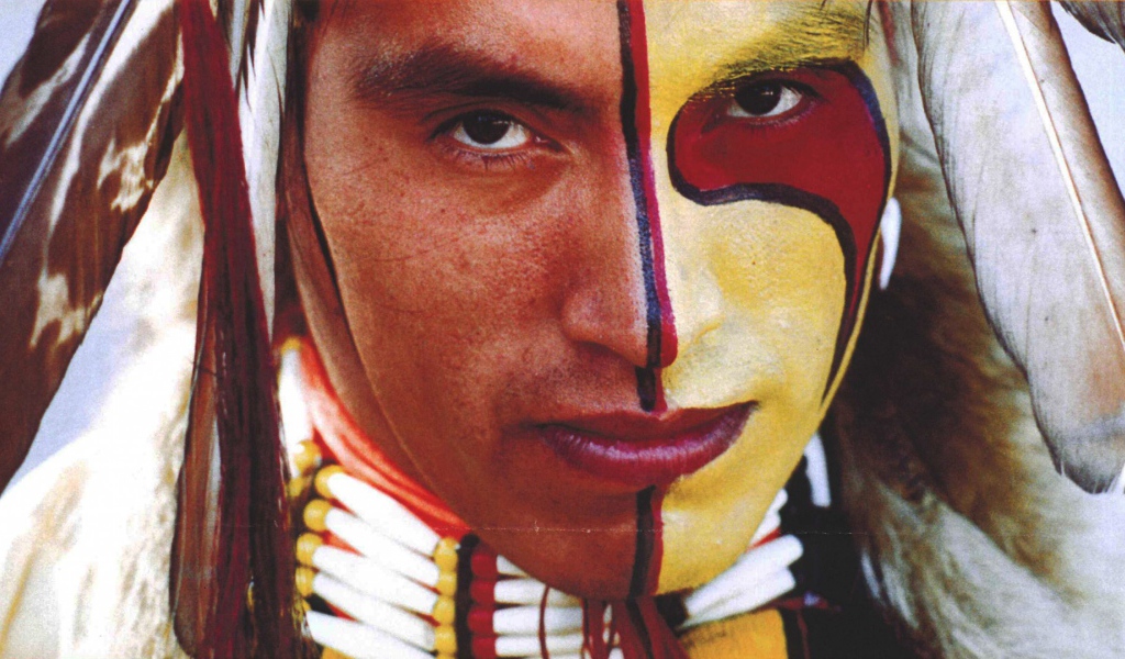 Макияж индейца