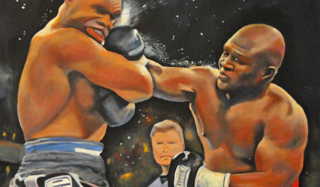 Легендарный боксер Джеймс Тони картина