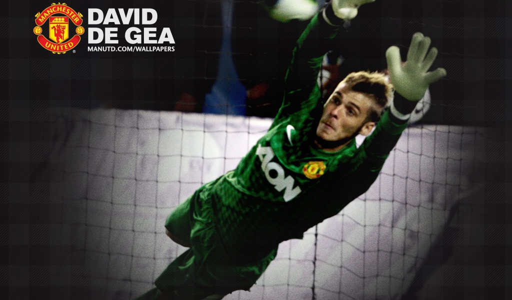 Манчестер Юнайтед Давид Де Хеа ловит мяч