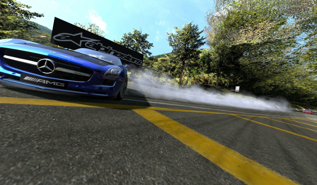 Мерседес из игры Gran Turismo 5