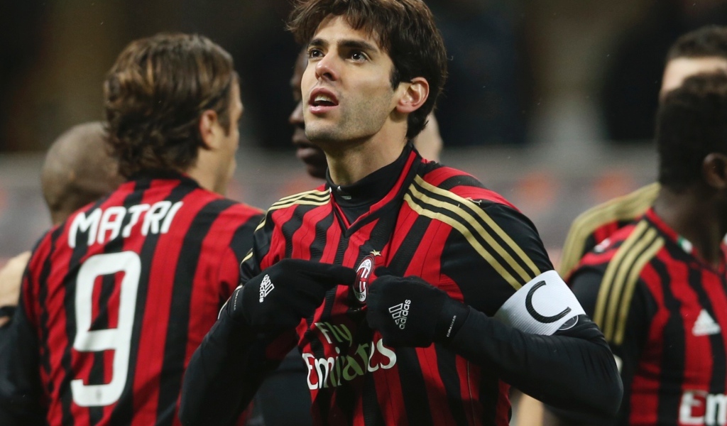 Милан Кака и его товарищи по команде