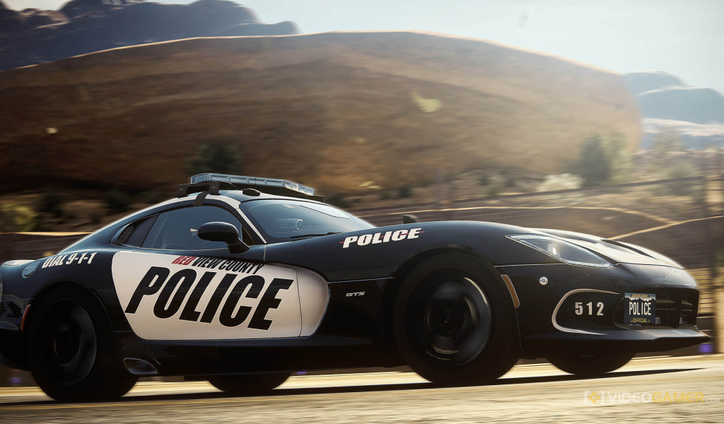 Need for Speed Rivals: Полицейская машина на шоссе