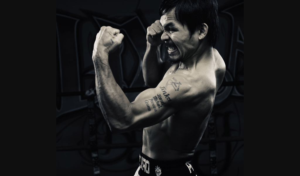 Фотография боксера во время апперкота