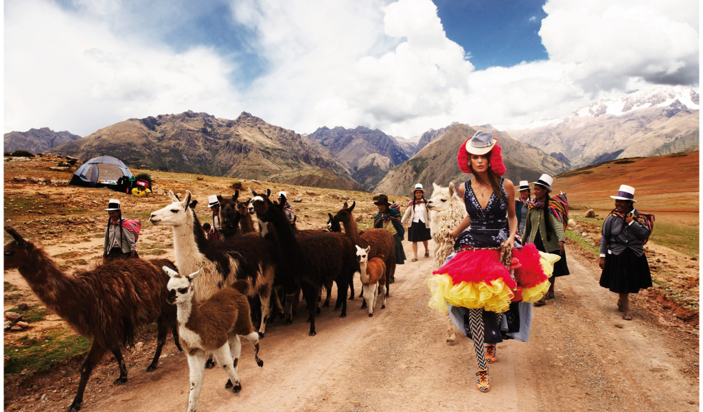 Фотография девушки в Боливии