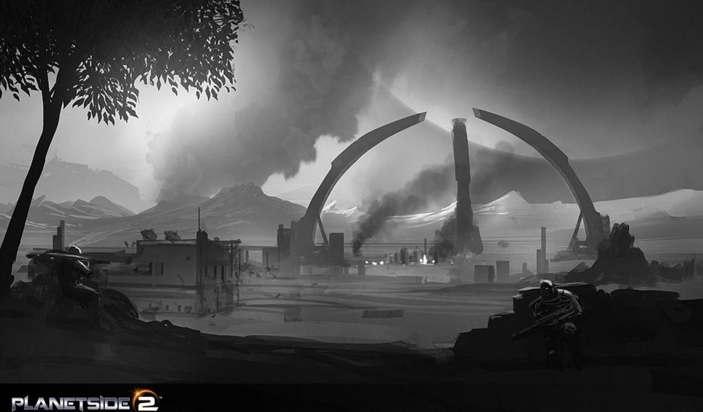 Planetside 2: разрушенный город