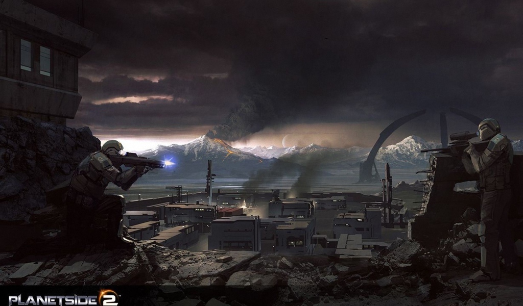 Planetside 2: штурм города