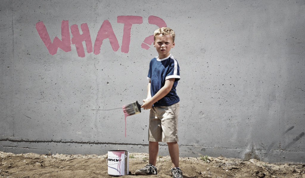 Уличный художник ребёнок