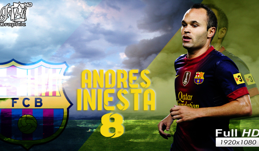 Лучший футболист Барселоны Андрес Иньеста