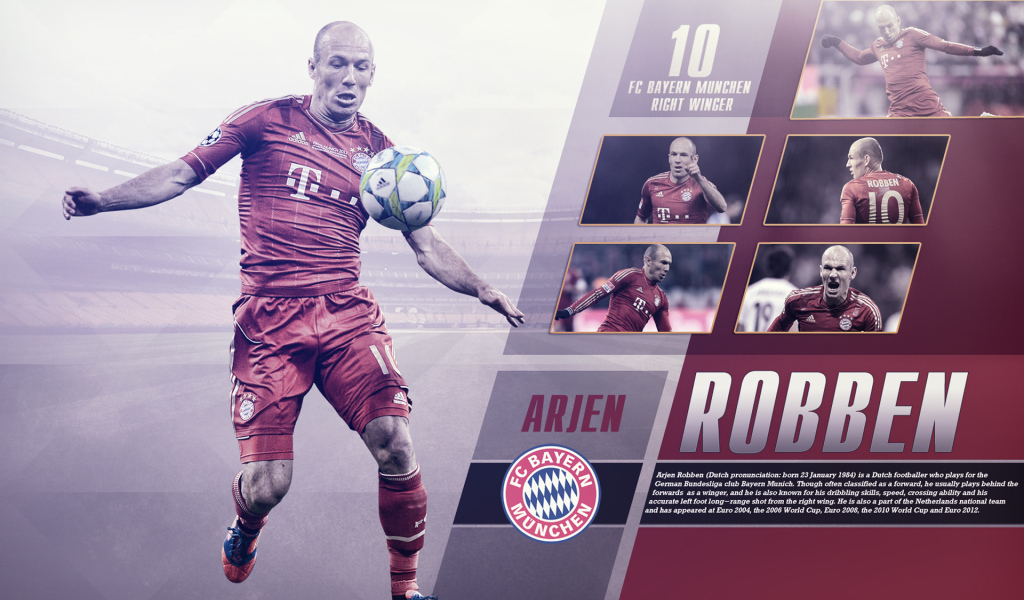 Лучший футболист Баварии Арьен Роббен