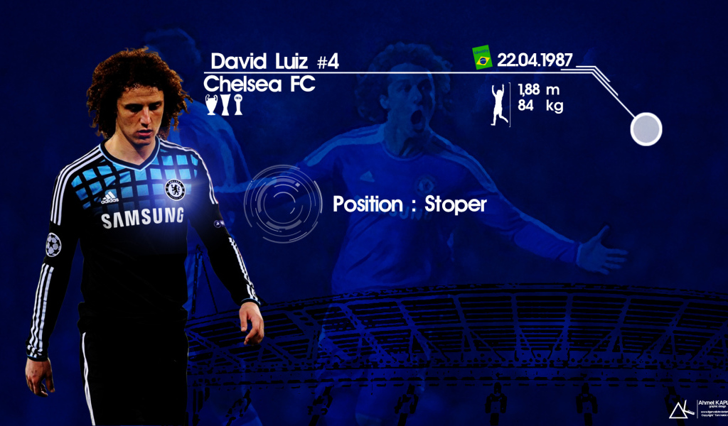 Лучший футболист Челси Давид Луис