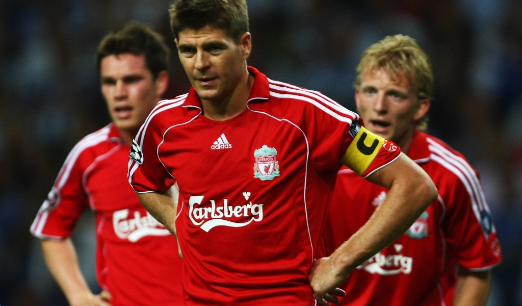 The best football player of Liverpool Steven Gerrard