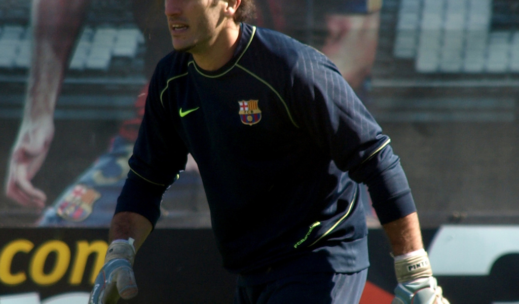 Лучший вратарь Барселоны Хосе Пинто